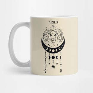 Aries star sign; gift for Aries; Aries birthday; Aries zodiac; Aries horoscope; Aries zodiac sign; April birthday Mug